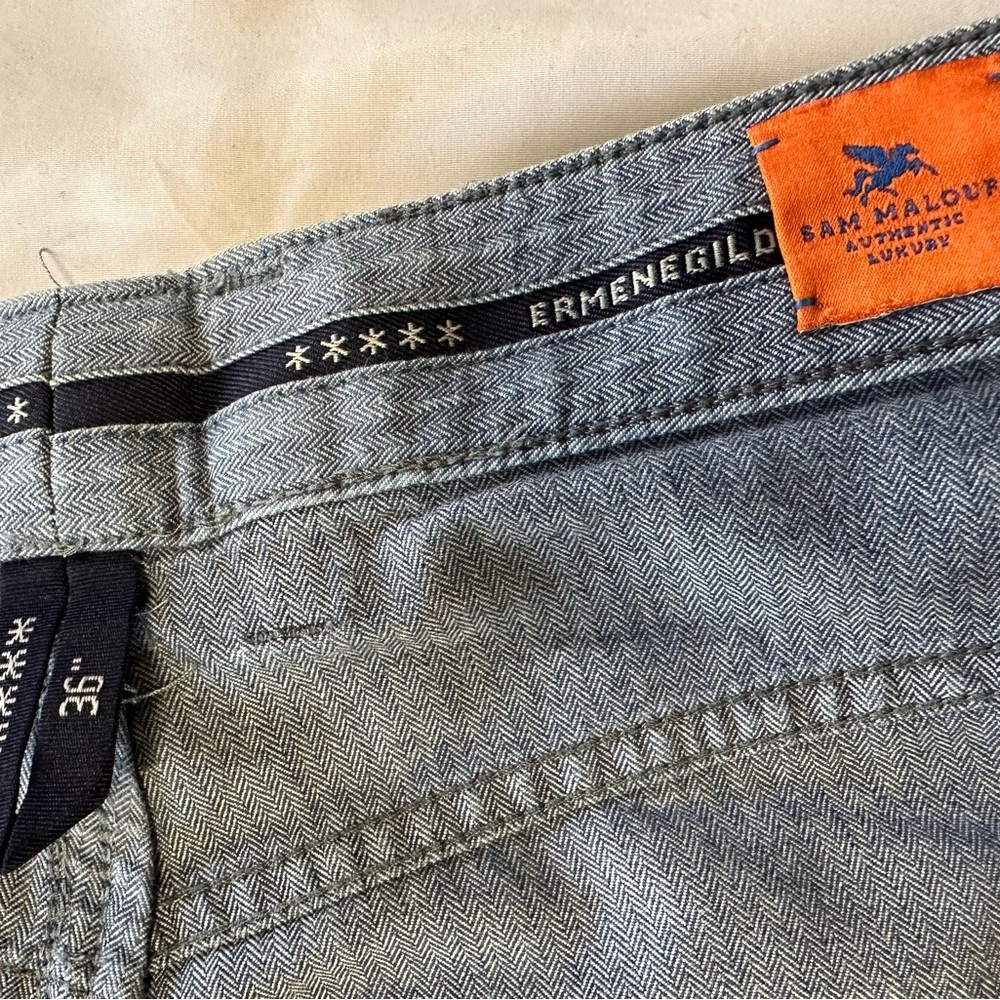 Ermenegildo Zegna Gray Denim Jeans - Picture 14 of 14